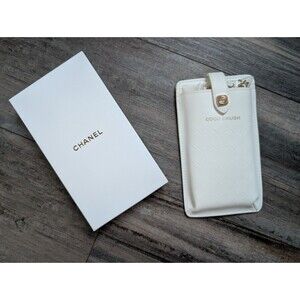 Chanel Makeup Smartphone Pouch Shoulder Coco Crush White VIP Gift Crossbody GWP